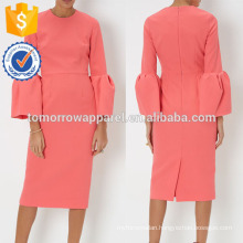 New Fashion Crepe Bell Sleeve Midi Maxi Daily Dress Manufacture Wholesale Fashion Women Apparel (TA5144D)